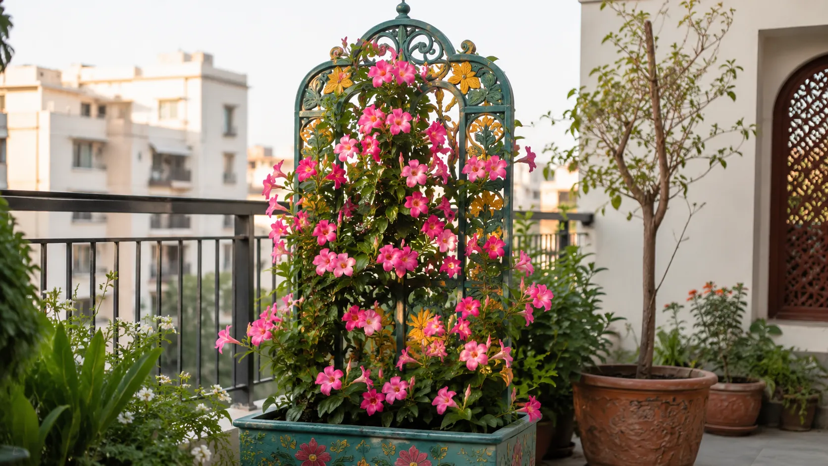 Colourful Obelisk or Decorative Panel